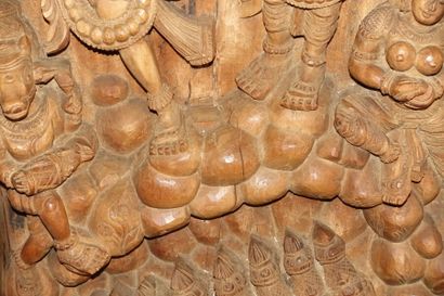null INDE, Tamil Nadu, XIXe siècle

Ravananugraha murti

Bois sculpté

Haut. : 100...
