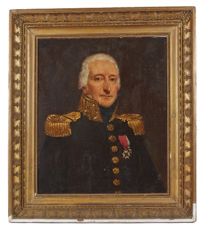 Attribué à Georges ROUGET (1784-1869) 
Portrait...