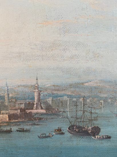 null Neapolitan school of the 18th century, follower of Antonio JOLI

View of Naples

Canvas

Height...