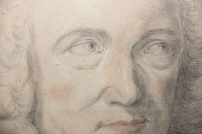 null École française du XVIIIe siècle

Portrait d'homme

Crayon noir, estompe et...