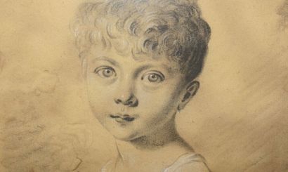  Louis-Léopold BOILLY (La Bassée 1761-Paris 1845) 
Portrait présumé d'Henriette de...