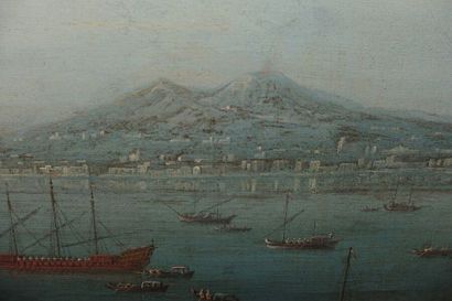 null École napolitaine du XVIIIe siècle, suiveur d'Antonio JOLI

Vue de Naples

Toile

Haut....