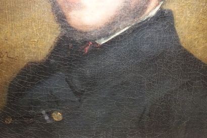 null Attribué à Heinrich HÖFER (1825-1878)

Portrait d'homme de trois quarts

Toile,...