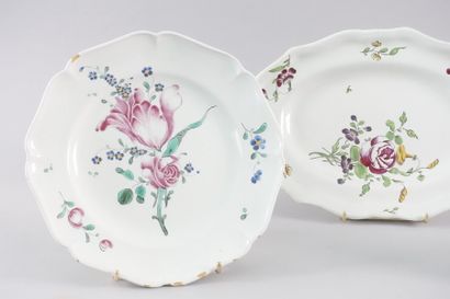 null SWITZERLAND and STRASBOURG

An oval dish and two earthenware plates with contoured...
