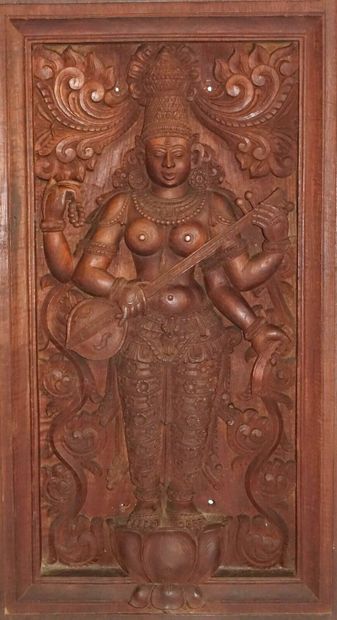 null INDIA, Tanjore, late 19th century

Sarasvati

Goddess of Arts, Sciences and...