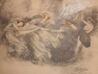 null Paul-Albert LAURENS (1870-1934)

Étude pour la Ronde 1905

Aquarelle, plume,...