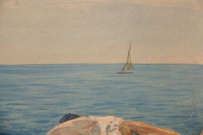 null Tony MINARTZ (1870-1944)

Côte rocheuse en bord de mer

Aquarelle, signée en...