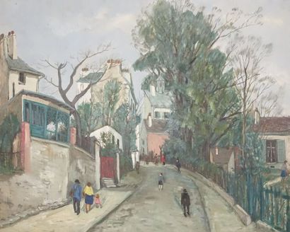 null Alphonse QUIZET (1885-1955)

Rue du Président Wilson au Pré Saint-Gervais, 1936

Huile...