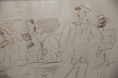 null GEN PAUL (1895-1975)

Scène de bar

Dessin à la plume, signée en bas à droite

Haut....