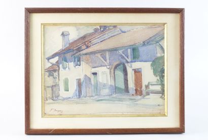 null François JACQUES (1877-1937)

Vue d'une bâtisse

Aquarelle, signée en bas à...