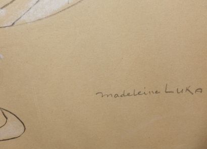 null Madeleine LUKA (1894-1989)

Fillette

Dessin au fusain, craie blanche et crayon...