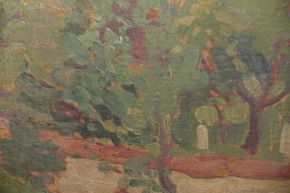 null François JACQUES (1877-1937)

Église dans un paysage arboré

Huile sur toile...
