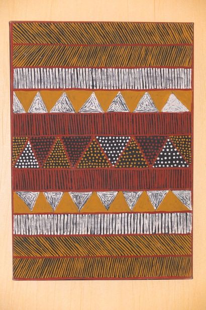 null Linus WARLAPINNI (1951)

Jilamara, Milikapiti, Melville island, 2003

Pigments...