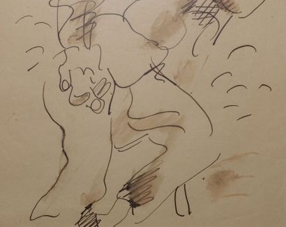 null GEN PAUL (1895-1975)

Portrait d'homme

Dessin à la plume et au lavis, signé...