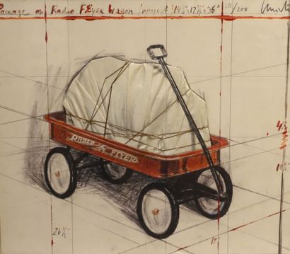 null CHRISTO (1935-2020)

Package on Radio Flyer Wagon

Lithographie et sérigraphie...