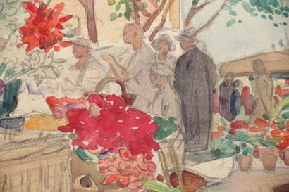 null Tony MINARTZ (1870-1944)

Le marché aux fleurs, Nice

Aquarelle, porte le cachet...