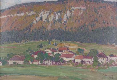 null François JACQUES (1877-1937)

Village dans un paysage de montage

Huile sur...