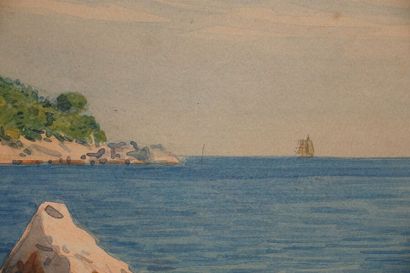 null Tony MINARTZ (1870-1944)

Côte rocheuse en bord de mer

Aquarelle, signée en...