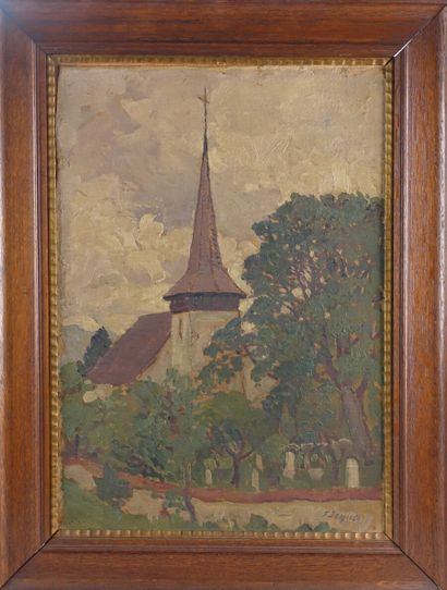 null François JACQUES (1877-1937)

Église dans un paysage arboré

Huile sur toile...