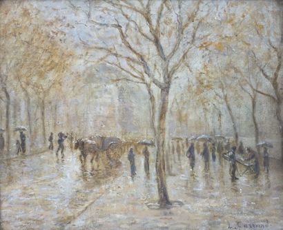 null Louis CARRAND (1821-1899)

Lyon, quais Claude Bernard sous la pluie

Huile sur...