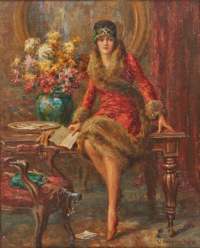 William Hounsom BYLES (1872-1940) 
La Lettre...