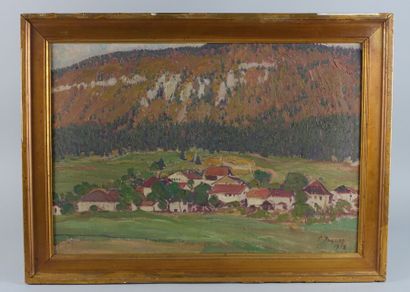 null François JACQUES (1877-1937)

Village dans un paysage de montage

Huile sur...