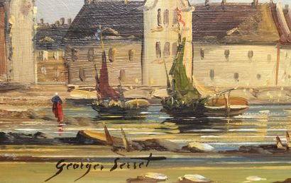 null Georges SERRET (XXe siècle)

Maison et bateaux sur le port

Deux huiles sur...