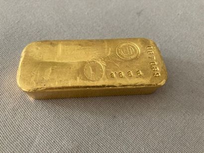 null Gold ingot

Weight : 999,8 g.



Lot sold by designation, kept in a bank safe.

Reduced...