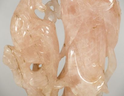 null Far East

Large rose quartz guanyin

(Accident.)

Height : 30 cm 30 cm high