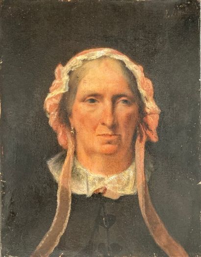 École du XIXe siècle

Portrait de femme à...