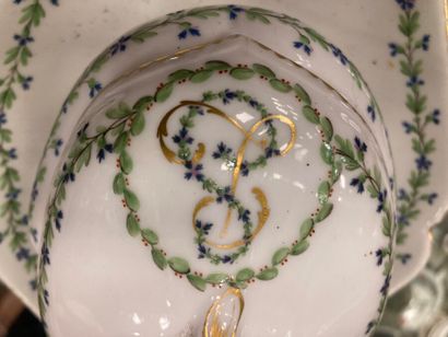 null MANUFACTURE OF THE COUNT OF ARTOIS

Part of a porcelain service with monogrammed...