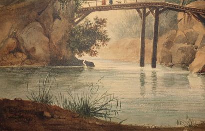 null French school, late 19th-early 20th century

Landscape with Bridge

Watercolor

Height:...