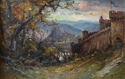 Émile NOIROT (1853-1924) 
View of Le Puy...
