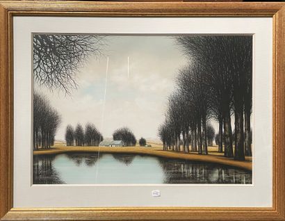 null Contemporary school

House in front of a Pond; Landscape with a River

Two lithographs...