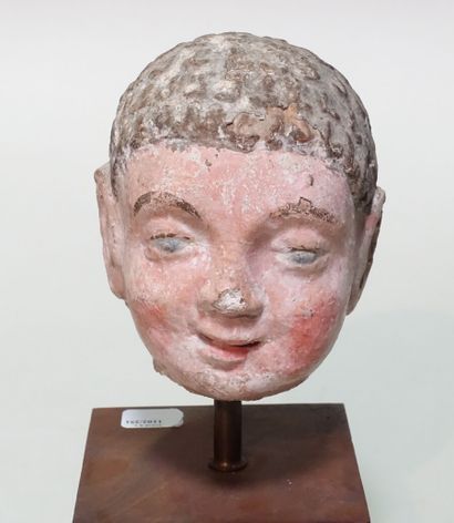 null Head of a young boy in polychrome plaster (?)

Height : 11,5 cm Height : 11,5...