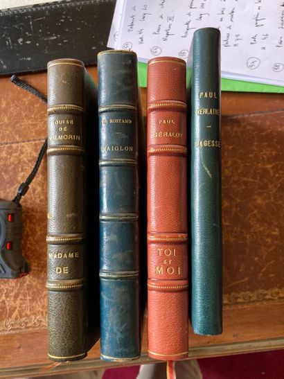 null Réunion de quatre volumes demi-reliures : 

- Louise de Vilmorin, Madame de,...