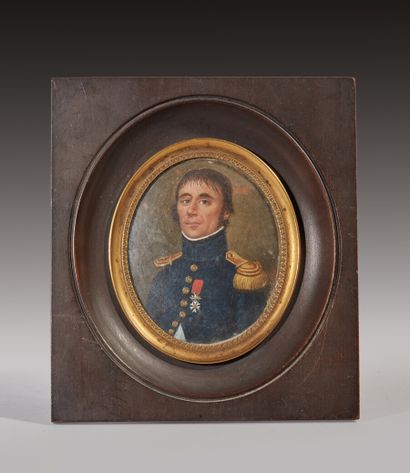 null École française du début du XIXe siècle.

« Portrait d'un sous-lieutenant du...