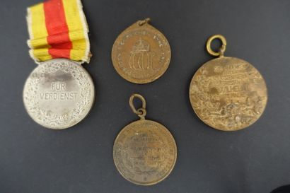 null ALLEMAGNE

Sept médailles dont médaille de la Campagne de Chine (1900-1901),...