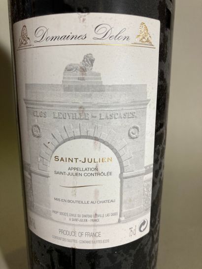 null BORDEAUX.

Grand vin de Léoville.

Marquis de Las Cases.

Saint-Julien 2003.

6...