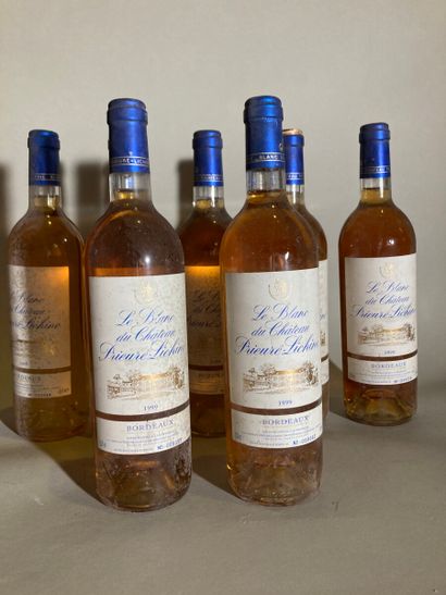 null BORDEAUX.

Le Blanc du Château Prieuré-Lichine. 

Lichine 1999.

7 bouteilles.

(Baisse...