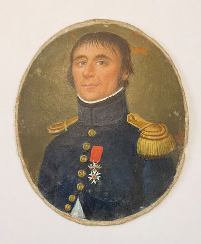 null École française du début du XIXe siècle.

« Portrait d'un sous-lieutenant du...
