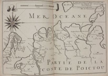 null ATLAS. Nicolas de FER. Les costes de France sur l'Océan et sur la mer Méditerranée....
