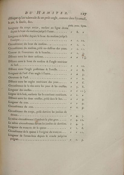 null BUFFON Georges-Louis Leclerc de. Histoire naturelle, générale et particulière,...