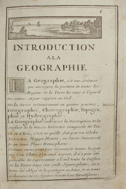 null ATLAS. Nicolas de FER. Introduction à la géographie. Paris, Danet, gendre de...