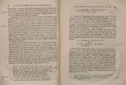 null BERGIER Nicolas. Histoire des grands chemins de l'Empire Romain. Bruxelles,...