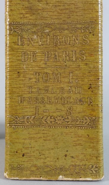 null ATLAS. [CARTE DES ENVIRONS DE PARIS]. Paris, Auvray, s.d. (XVIIIe siècle) ;...
