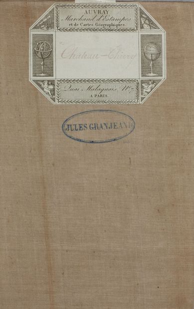 null ATLAS. [CARTE DES ENVIRONS DE PARIS]. Paris, Auvray, s.d. (XVIIIe siècle) ;...