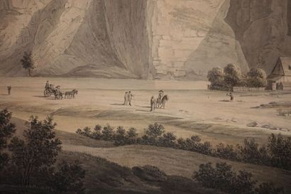 null Johann Franz BRUDER (Dresde 1782-1838)

Une paire de paysages : une vue prise...