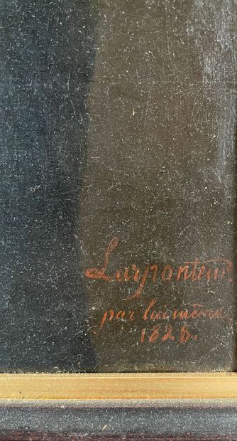 null Balthasar-Charles LARPENTEUR (1783-1846)

Autoportrait à la palette

Toile,...