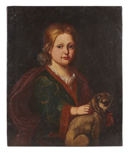 null Dans le goût du XVIIIe siècle

Enfant en robe de chambre et son chien

Toile

Au...